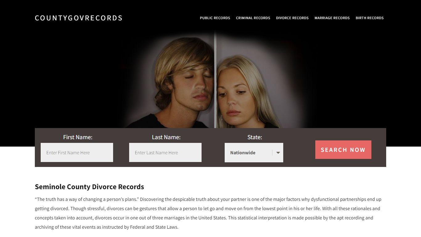Seminole County Divorce Records | Enter Name and Search|14 Days Free